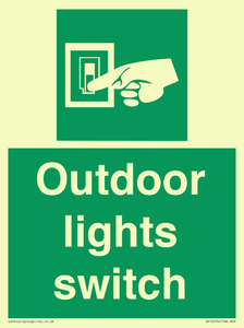 Outdoor lights switch
